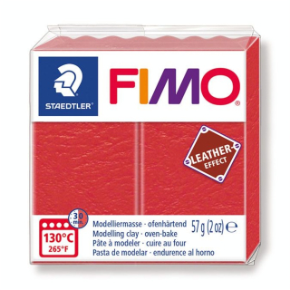 Pâte à modeler polymère Fimo Effect Cuir 57 g - Fimo - Rougier et Plé
