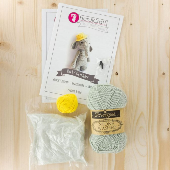 Crochet Kit Billy l'éléphant - Hardicraft - Rougier et Plé