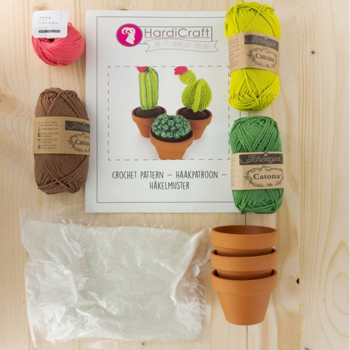Crochet Kit cactus - Hardicraft - Rougier et Plé