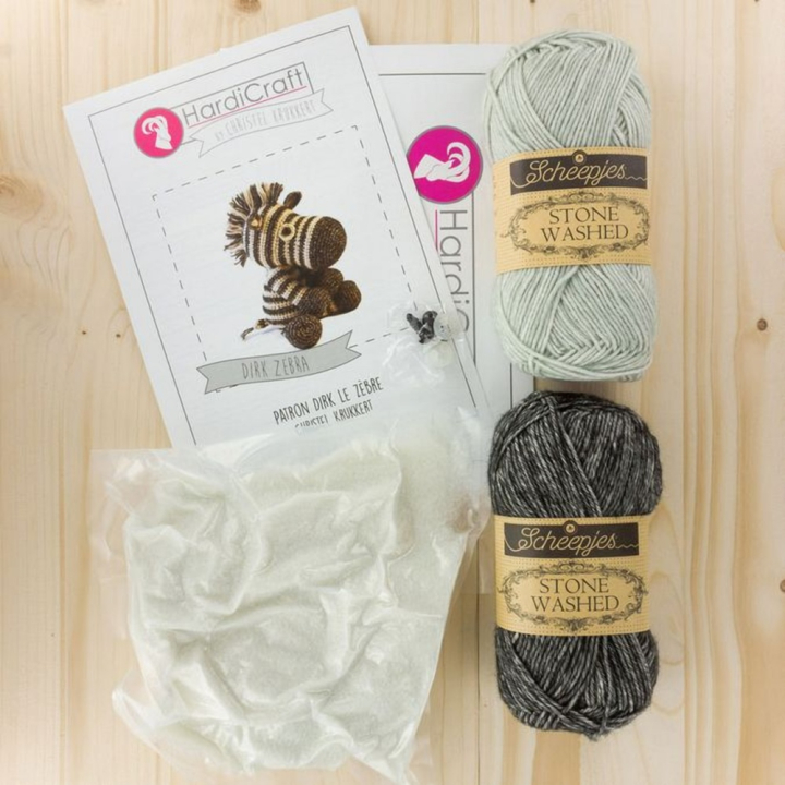 Crochet Kit Dirk le zèbre - Hardicraft - Rougier et Plé