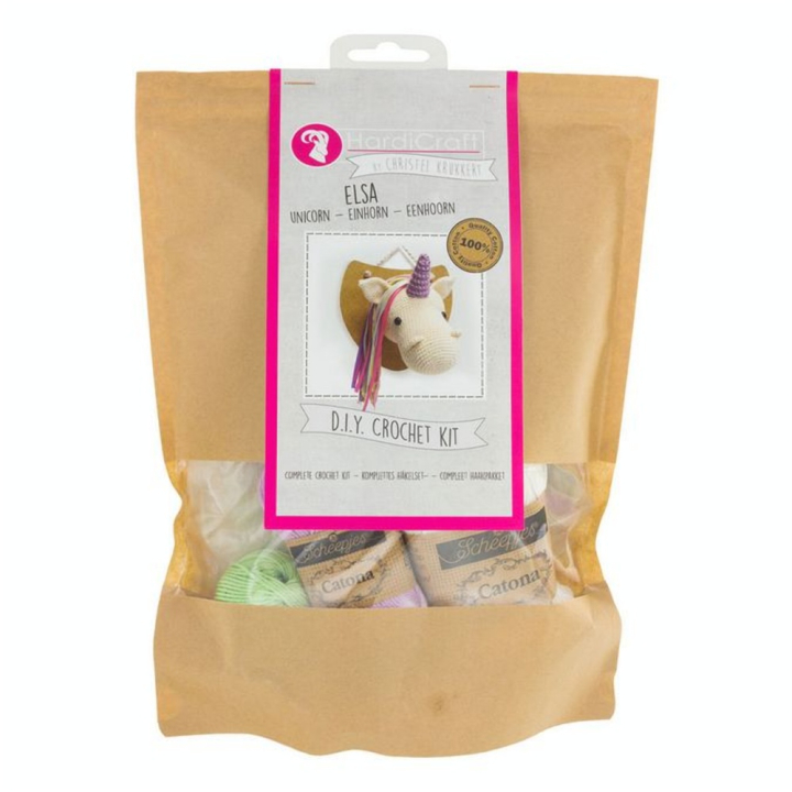 Crochet Kit Elsa la licorne - Hardicraft - Rougier et Plé