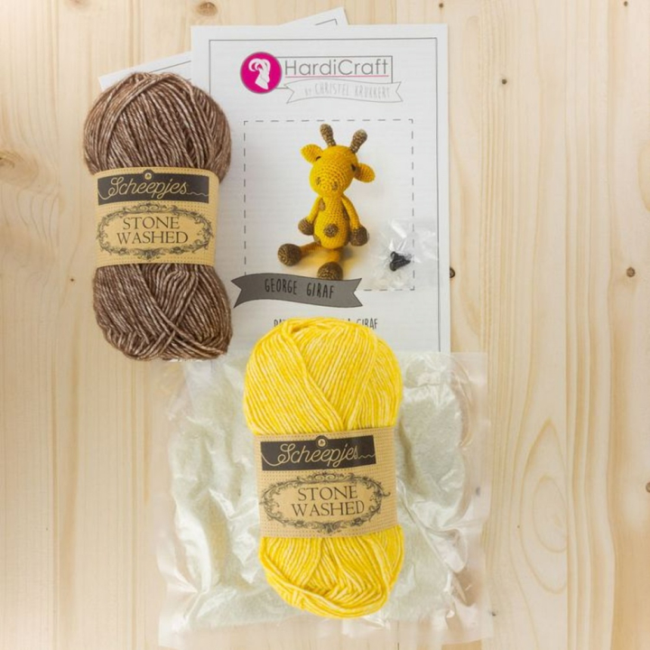 Crochet Kit George la girafe - Hardicraft - Rougier et Plé