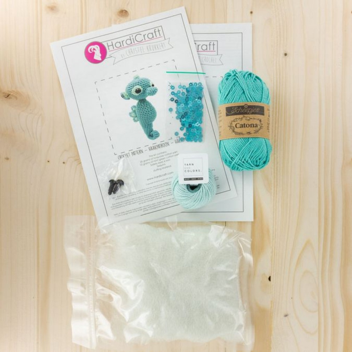 Crochet Kit Molly l'hippocampe - Hardicraft - Rougier et Plé