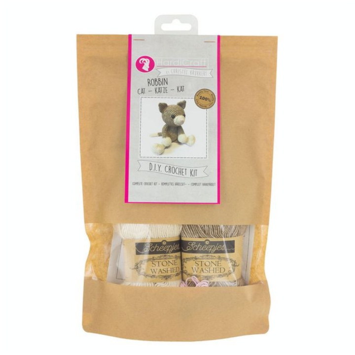Crochet Kit Robbin le chat - Hardicraft - Rougier et Plé