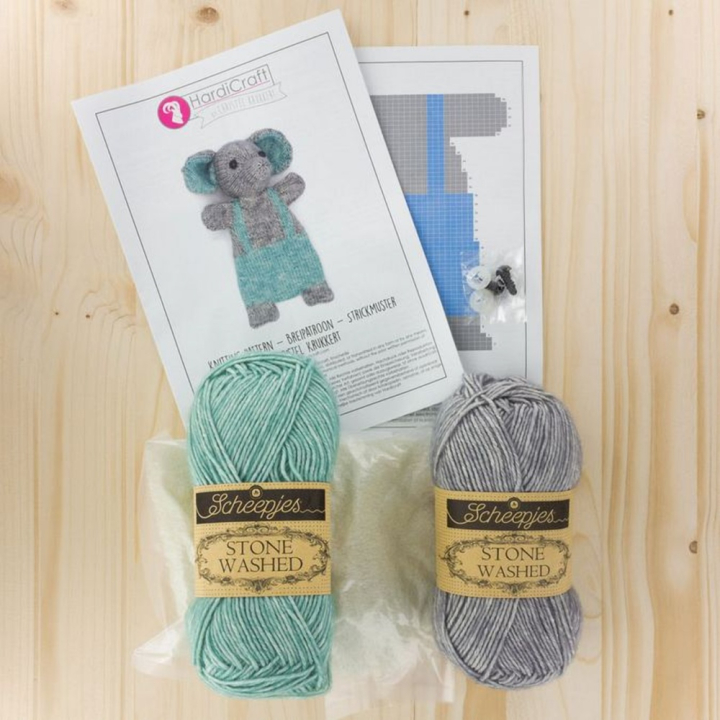 Crochet Kit Sonny l'éléphant - Hardicraft - Rougier et Plé