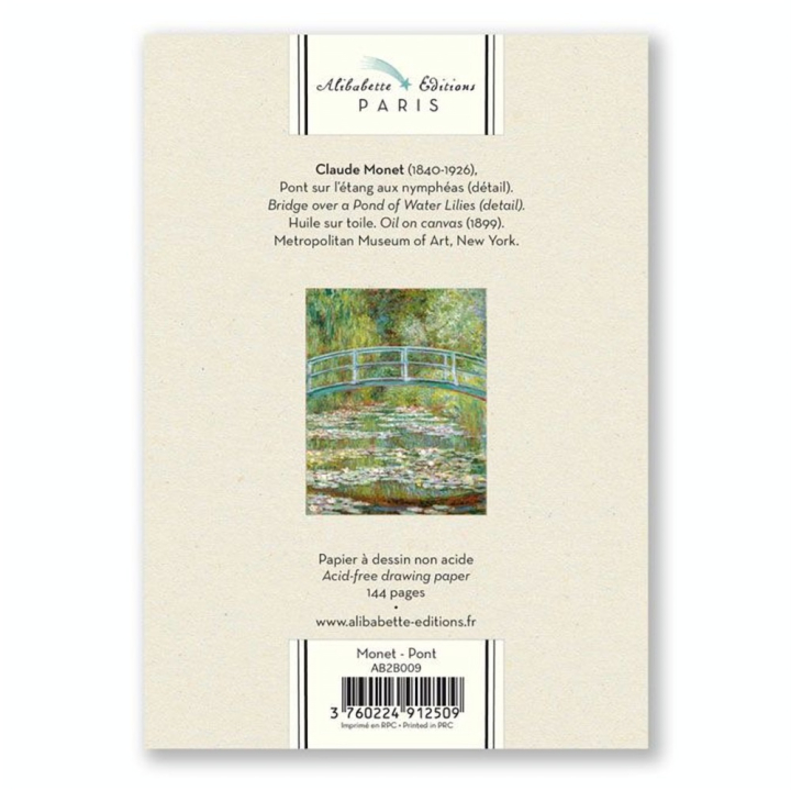 Mini Artbook Monet Pont 12 x 17 cm - Alibabette Éditions - Rougier et Plé