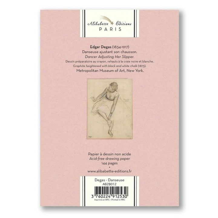 Mini Artbook Degas Danseuse 12 x 17 cm - Alibabette Éditions - Rougier et Plé