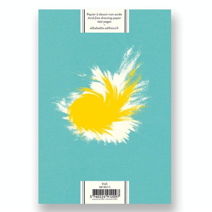 Carnet Artbook A5 14 x 21 cm 100 g/m² 240p Holi - Alibabette Éditions - Rougier et Plé