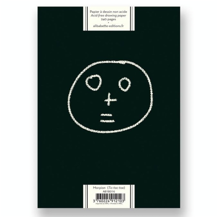 Carnet Artbook A5 14 x 21 cm 100 g/m² 128p Morpion - Alibabette Éditions - Rougier et Plé