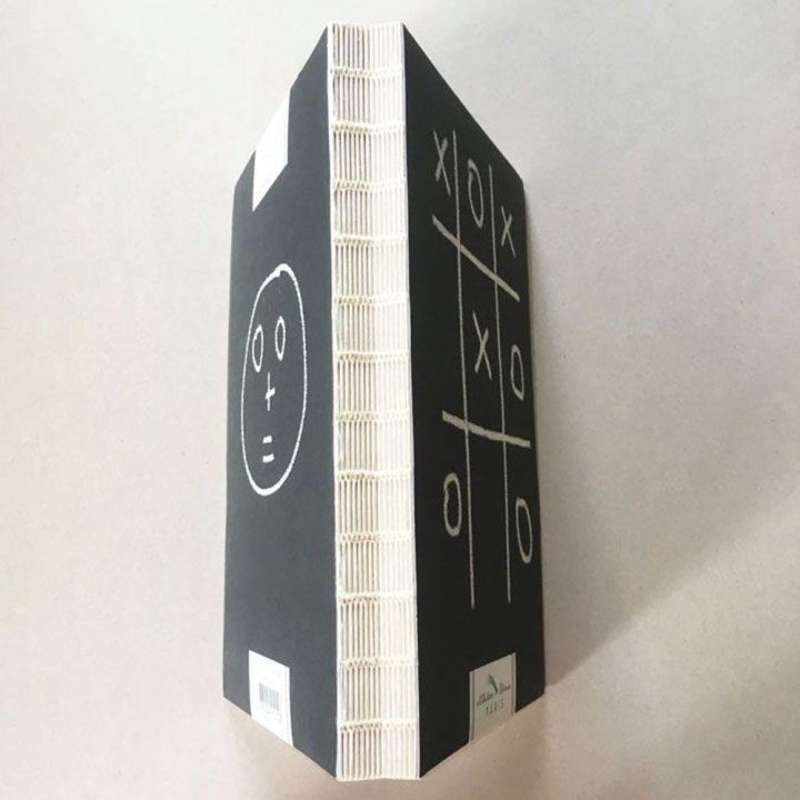 Carnet Artbook A5 14 x 21 cm 100 g/m² 128p Morpion - Alibabette Éditions - Rougier et Plé