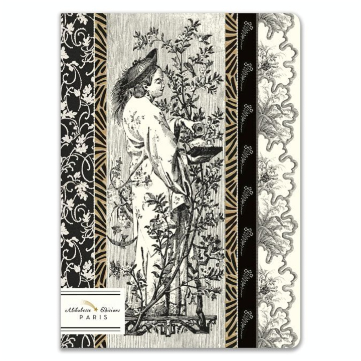 Carnet ligné A5 15 x 21 cm 100 g/m² 100p Opéra - Alibabette Éditions - Rougier et Plé