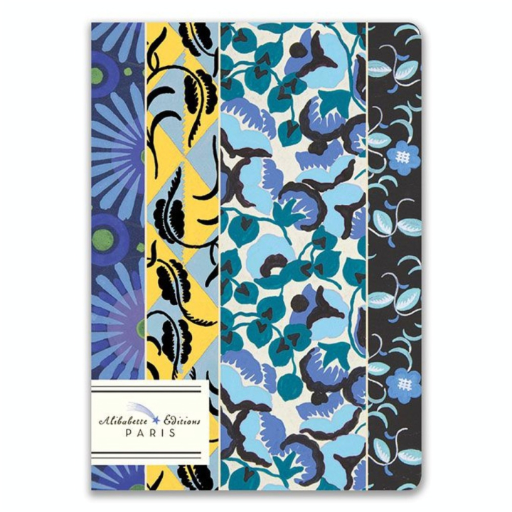 Carnet ligné A6 10 x 15 cm 100 g/m² 100p Paul Poiret - Alibabette Éditions - Rougier et Plé