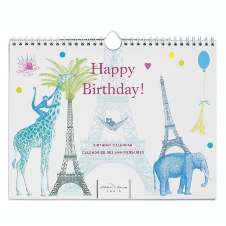 Calendrier perpétuel A4 Eiffel - Alibabette Éditions - Rougier et Plé