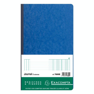 Journal folioté 32 x 19,5 cm 19 p - Exacompta - Rougier et Plé