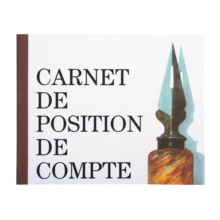 Piqûre position de compte 16 x 19,5 cm 40 pages - Exacompta - Rougier et Plé