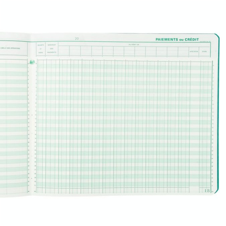 Piqûre Journal de caisse ou banque 27 x 32 cm - Exacompta - Rougier et Plé