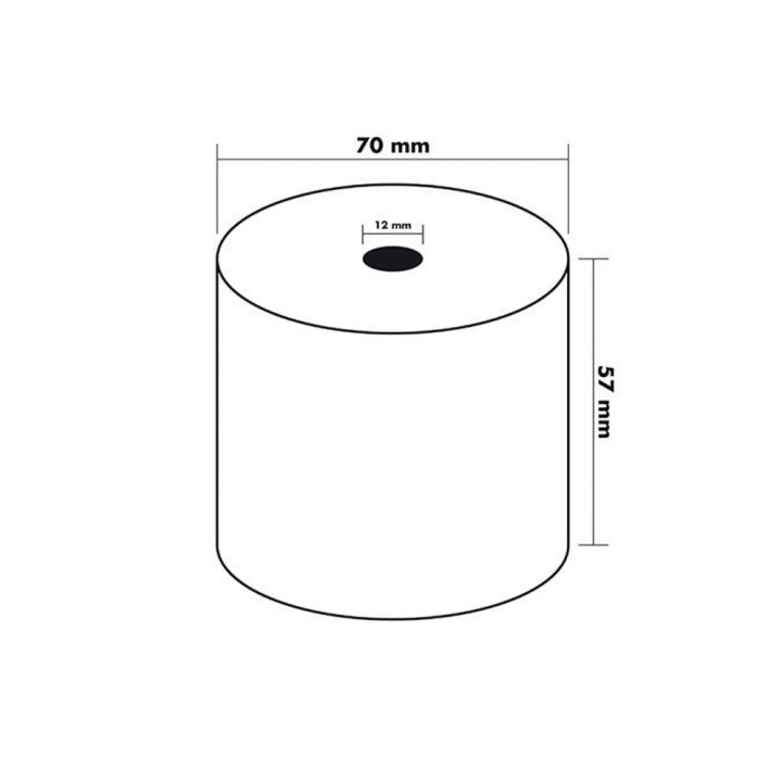 Bobine pour machine à calculer et caisse 57 mm x 37 m - Exacompta - Rougier et Plé