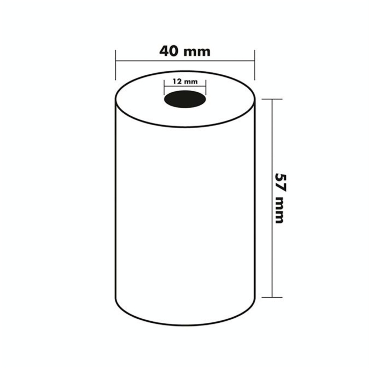Bobine pour ticket de carte bancaire 57 mm x 18 m - Exacompta - Rougier et Plé