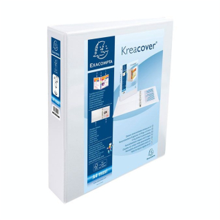 Classeur A4+ 4 anneaux Dos 75 mm Kreacover personnalisable - Exacompta - Rougier et Plé