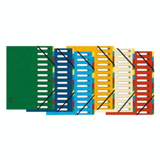Trieur 24,5 x 32 cm Harmonika à fenêtres 12 compartiments - Exacompta - Rougier et Plé