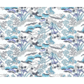 Papier Japonais 52 x 65,5 cm 100 g/m² Plantes et Fleurs fond Blanc - Esprit Papier - Rougier et Plé