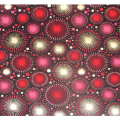 Papier Indien 50 x 70 cm 120 g/m² Artifices Noir, Rouge & Or - Esprit Papier - Rougier et Plé