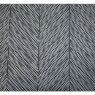 Papier Lokta 50 x 70 cm 150 g/m² Rayures contemporaines Noires sur Gris - Esprit Papier - Rougier et Plé