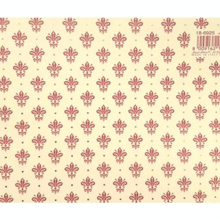 Papier Italien 50 x 70 cm 85 g/m² Lys Bordeaux Dorés - Esprit Papier - Rougier et Plé
