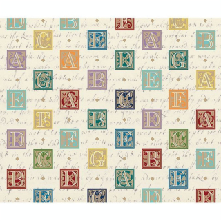 Papier Italien 50 x 70 cm 85 g/m² Alphabet - Esprit Papier - Rougier et Plé