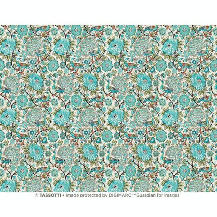 Papier Italien 50 x 70 cm 85 g/m² Paons - Esprit Papier - Rougier et Plé