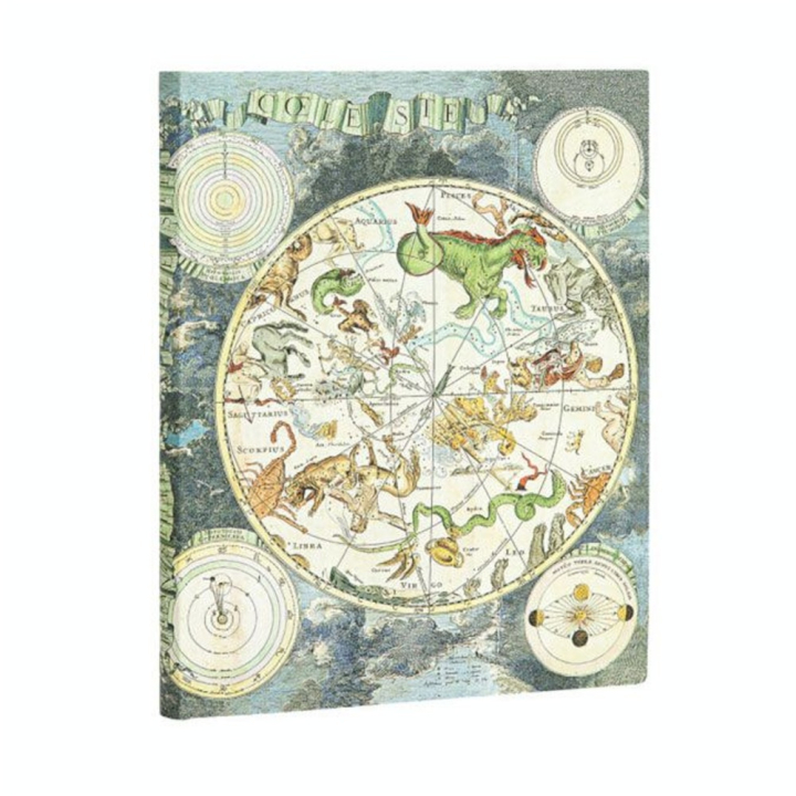 Carnet souple ligné Planisphère Céleste 18 x 23 cm 100 g/m² 176 p - Paperblanks - Rougier et Plé