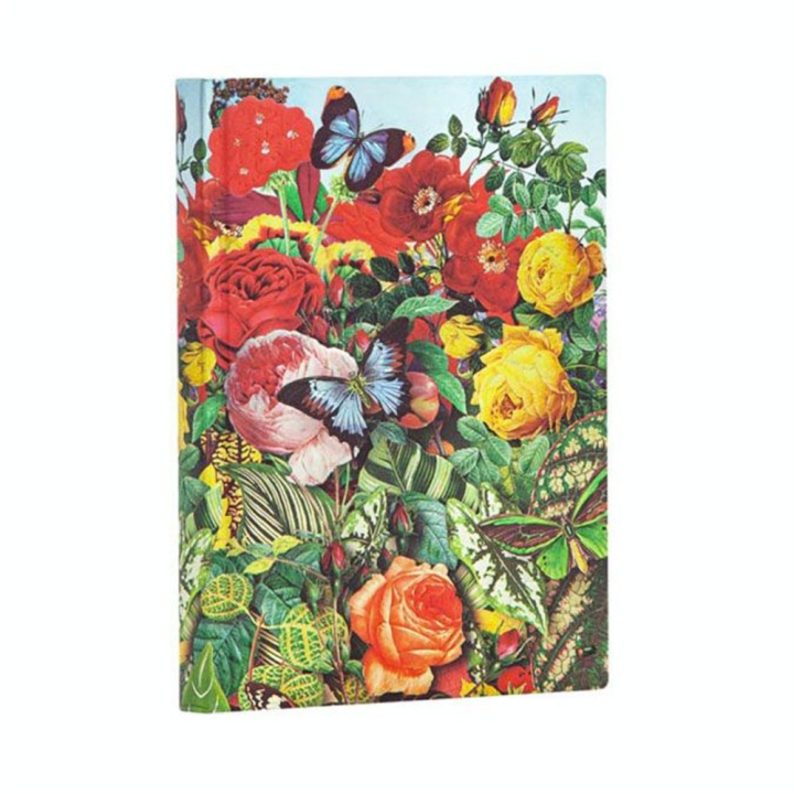 Carnet souple ligné Jardin aux papillons 9,5 x 14 cm 80 g/m² 208 p - Paperblanks - Rougier et Plé