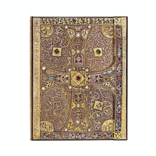 Carnet ligné Lindau Gospels 18 x 23 cm 120 g/m² 144 p - Paperblanks - Rougier et Plé