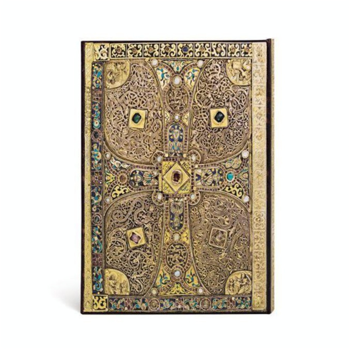 Carnet ligné Lindau Gospels 13 x 18 cm 120 g/m² 144 p - Paperblanks - Rougier et Plé