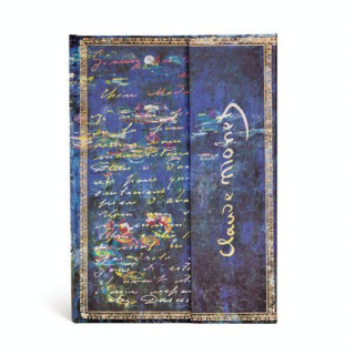 Carnet ligné Monet Nénuphars 13 x 18 cm 120 g/m² 144 p - Paperblanks - Rougier et Plé