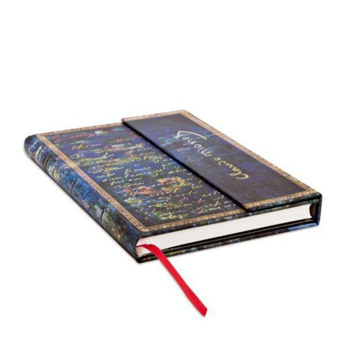 Carnet ligné Monet Nénuphars 13 x 18 cm 120 g/m² 144 p - Paperblanks - Rougier et Plé