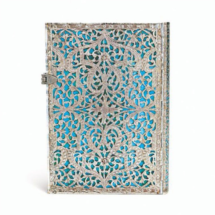 Carnet ligné Le jardin du Paradis 13 x 18 cm 120 g/m² 240 p - Paperblanks - Rougier et Plé