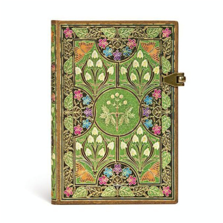 Carnet ligné Poésie en Fleurs 9,5 x 14 cm 85 g/m² 208 p - Paperblanks - Rougier et Plé