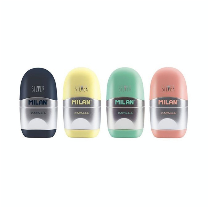 Taille-crayons + gomme Capsule Silver - MILAN - Rougier et Plé