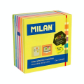 Bloc-notes adhésives Neon 76 x 76 mm 400 pcs - MILAN - Rougier et Plé