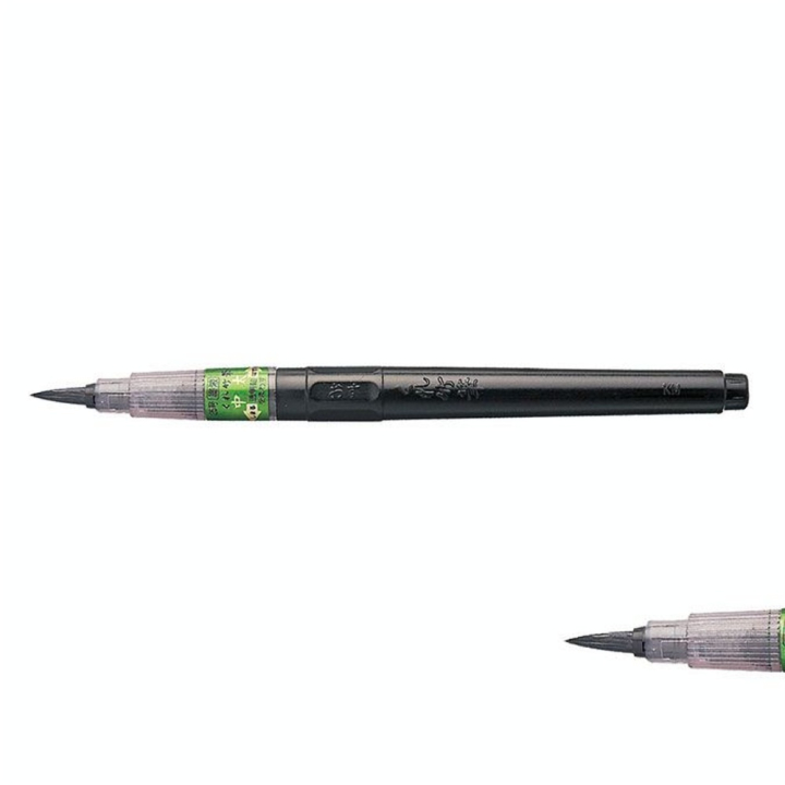Pinceau réservoir d’encre Fude Pen Chu-Buto n°25 Noir - Kuretake - Rougier et Plé