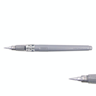 Pinceau réservoir d’encre Fude Pen Shuji n°61 Argent - Kuretake - Rougier et Plé