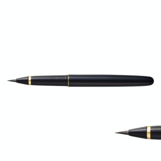 Stylo pinceau Mannen Mouhitsu Urushi-Cho n°15 Noir - Kuretake - Rougier et Plé
