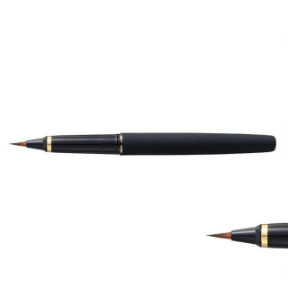 Stylo pinceau Mannen Mouhitsu Honge Kawa-Cho Noir - Kuretake - Rougier et Plé