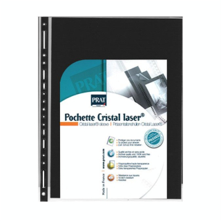 Pochette Cristal Laser A4 par 10 compatible classeur standard - Prat - Rougier et Plé