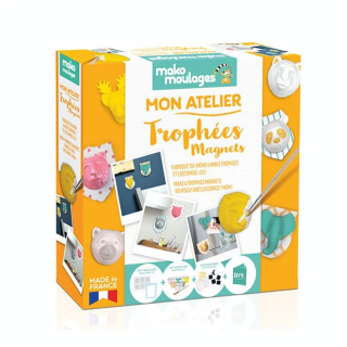 Atelier moulage Trophées magnet - mako moulages - Rougier et Plé