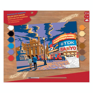 Peinture par numéro Londres Piccadilly - Oz International - Rougier et Plé