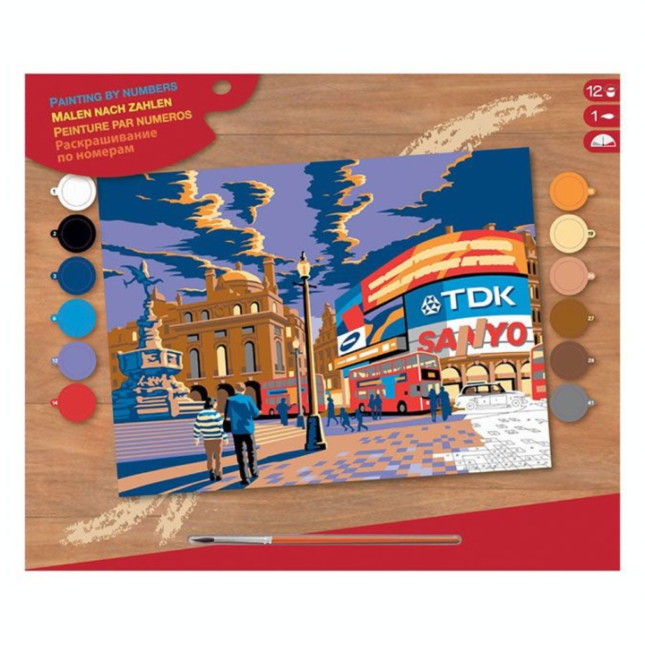 Peinture par numéro Londres Piccadilly - Oz International - Rougier et Plé