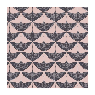 Coupon de tissu Wax imprimé Envol naturel - 150 x 160 cm - Collection Privée - Rougier et Plé