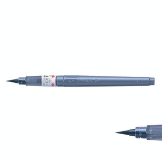 Pinceau réservoir d’encre Fude Pen Usizumi n°31 Gris sombre - Kuretake - Rougier et Plé